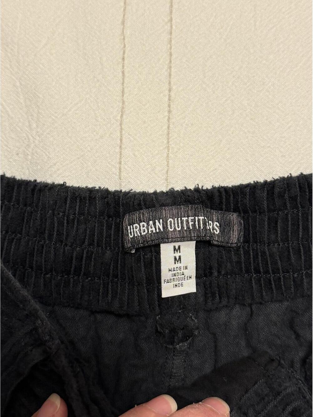 Urban Outfitters Wide Leg Corduroy Pants | Size Medium | Black - Picture 3 of 5